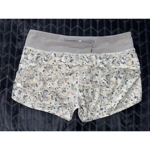 LULULEMON Women's Speed Up Running Shorts‎ UnLined Gray Multicolor Size 6